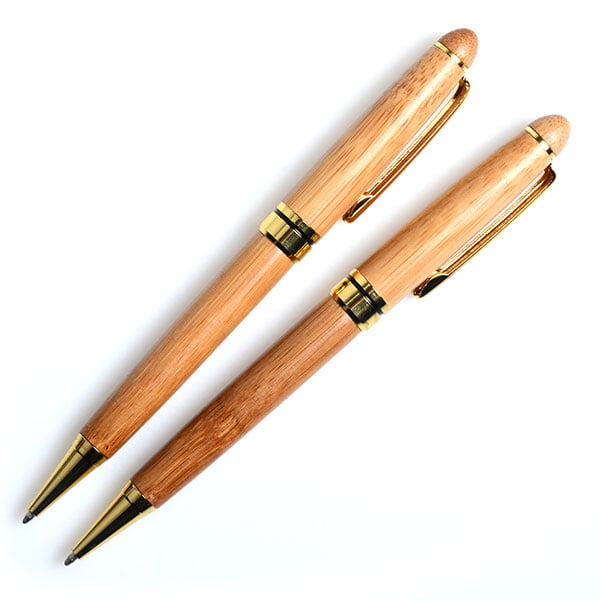Luxury Bamboo Ball Pen Set with Bamboo Box LBBPS 142