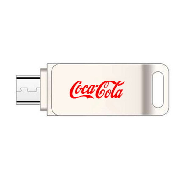 Metal OTG USB Flash Drive with Logo MOUFD 083